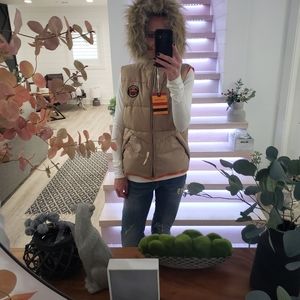 Horseware Hooded Puffer Vest Equestrian Jacket